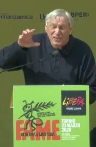 Don Luigi Ciotti a Torino, 21 marzo 2026