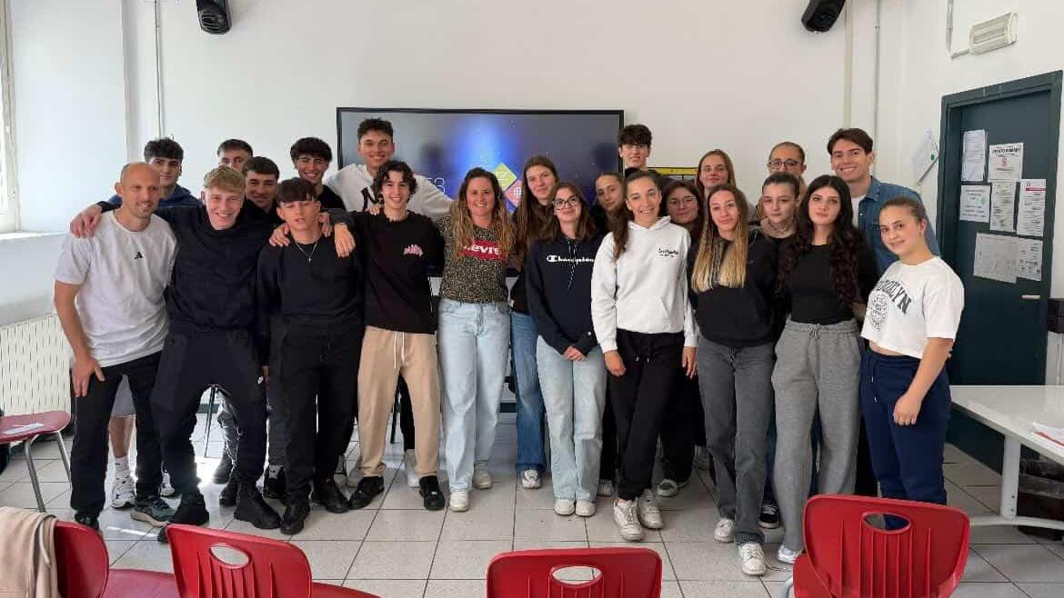 Michela Moioli al Liceo Amaldi